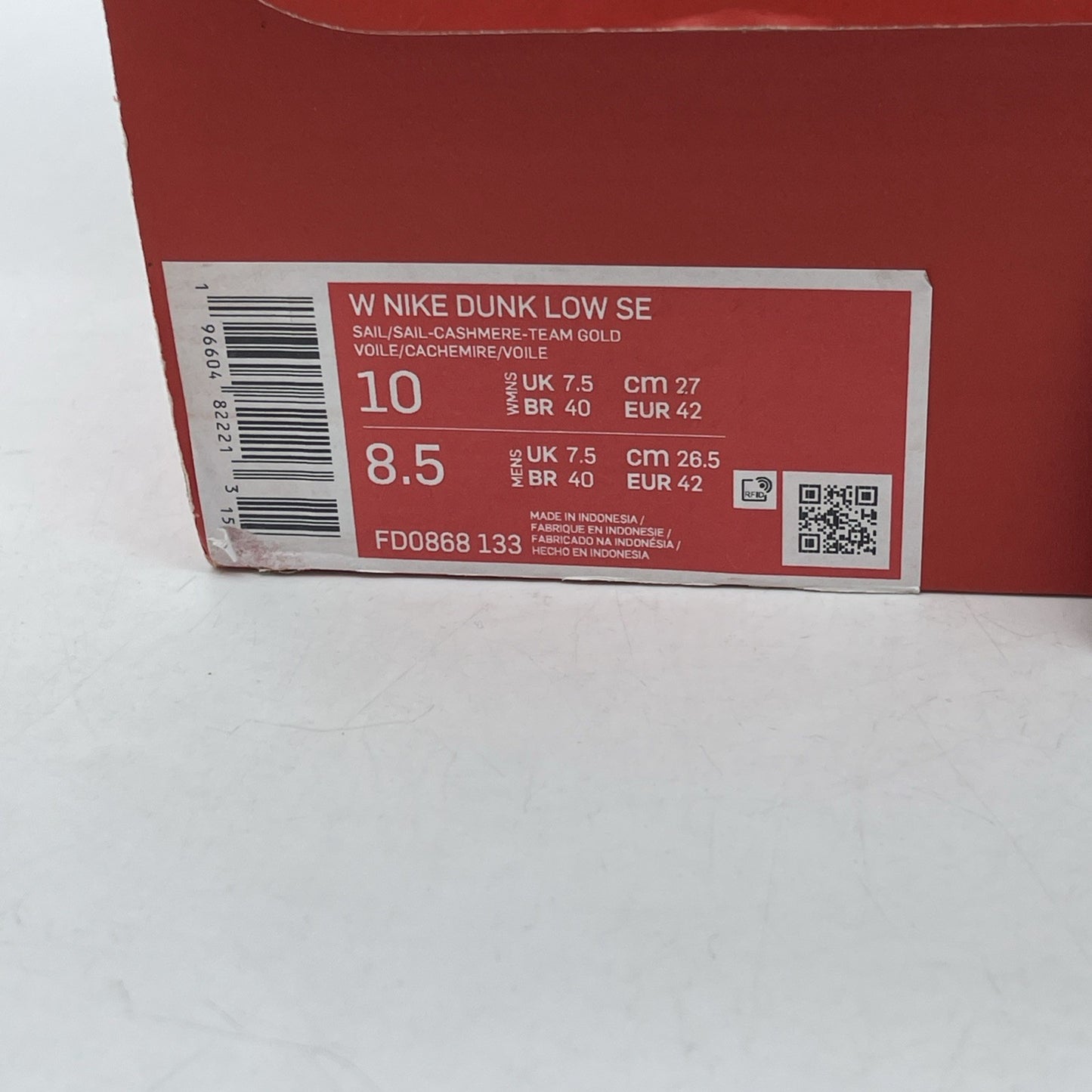 Size 10W - Nike Dunk SE Low The Future is Equal White Suede (FD0868-133)