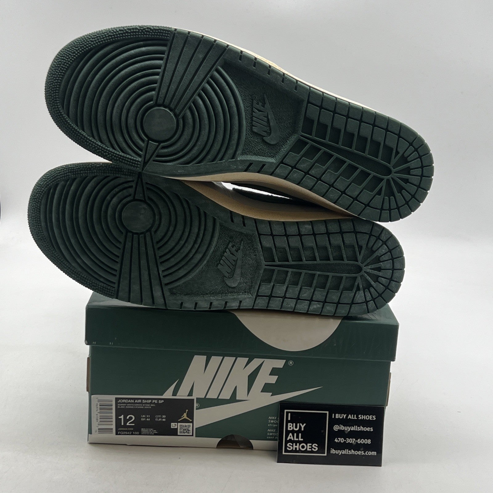 Size 12 - A Ma Maniére x Air Jordan Jordan Air Ship PE SP Green Stone