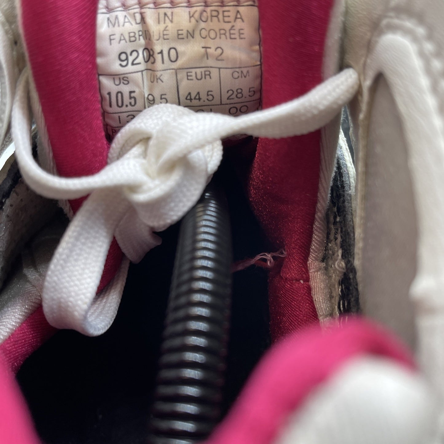 Size 10.5 - Air Jordan 7 OG 1992 Cardinal White Gold Leather (130014-101)