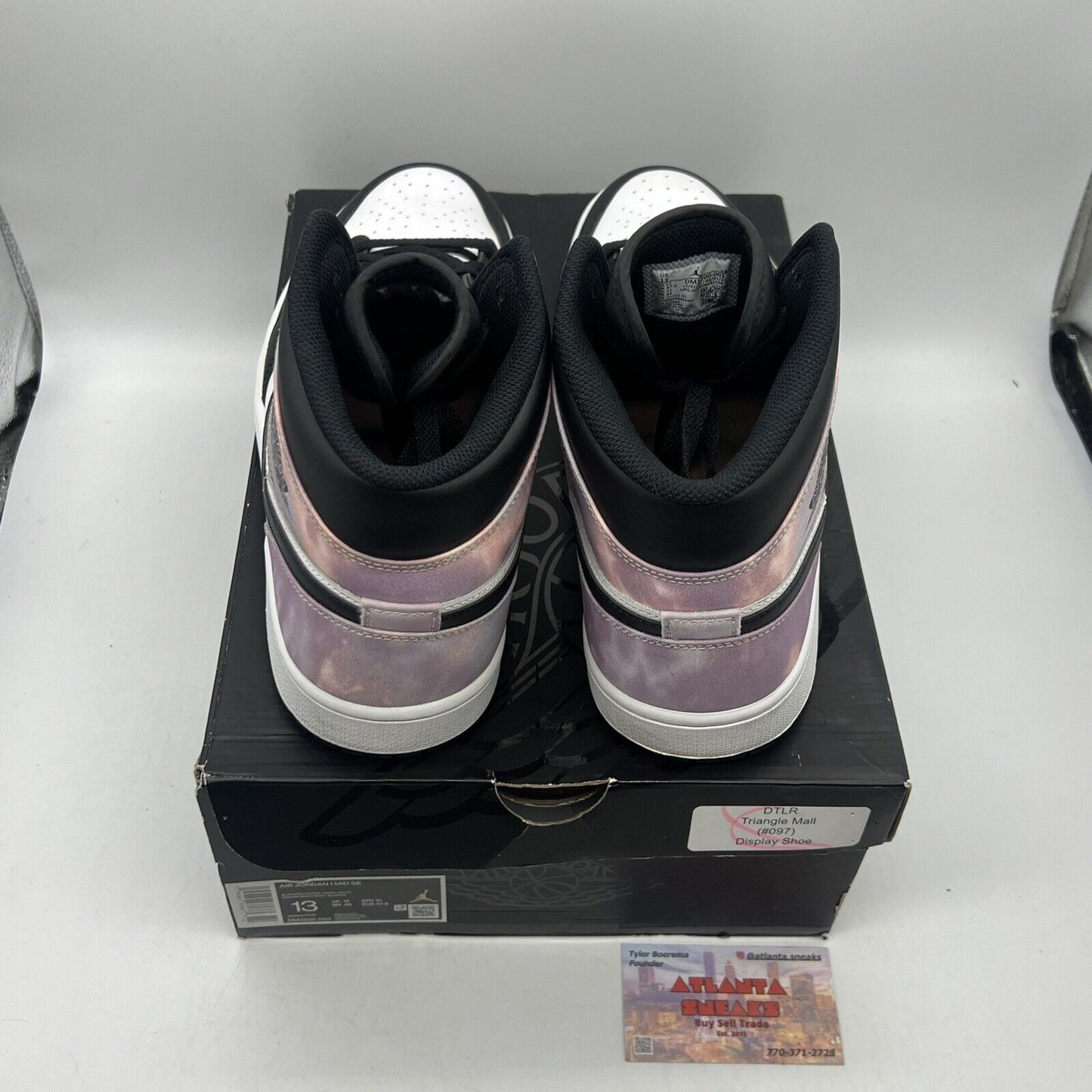 Size 13 - Air Jordan 1 SE Zen Master White Black Purple Leather (DM1200-001)