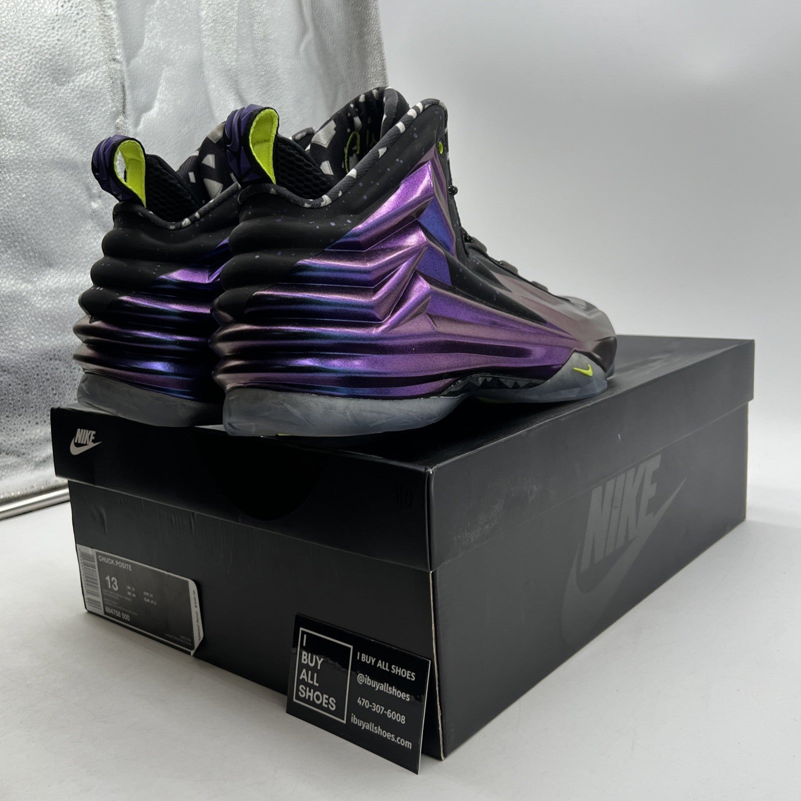 Size 13 - Nike Chuck Posite Cave Purple (684758-500)