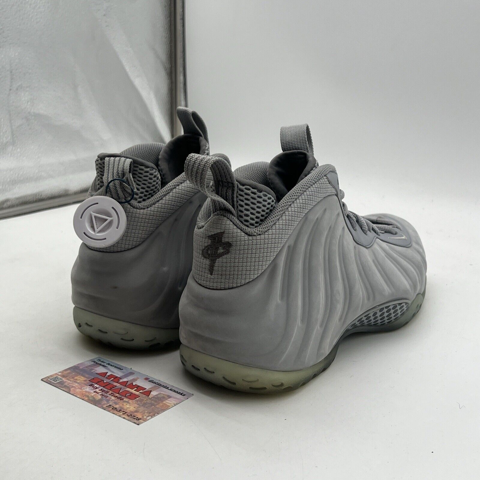 Size 11 - NIKE AIR FOAMPOSITE ONE WOLF GREY SUEDE (575420-007)
