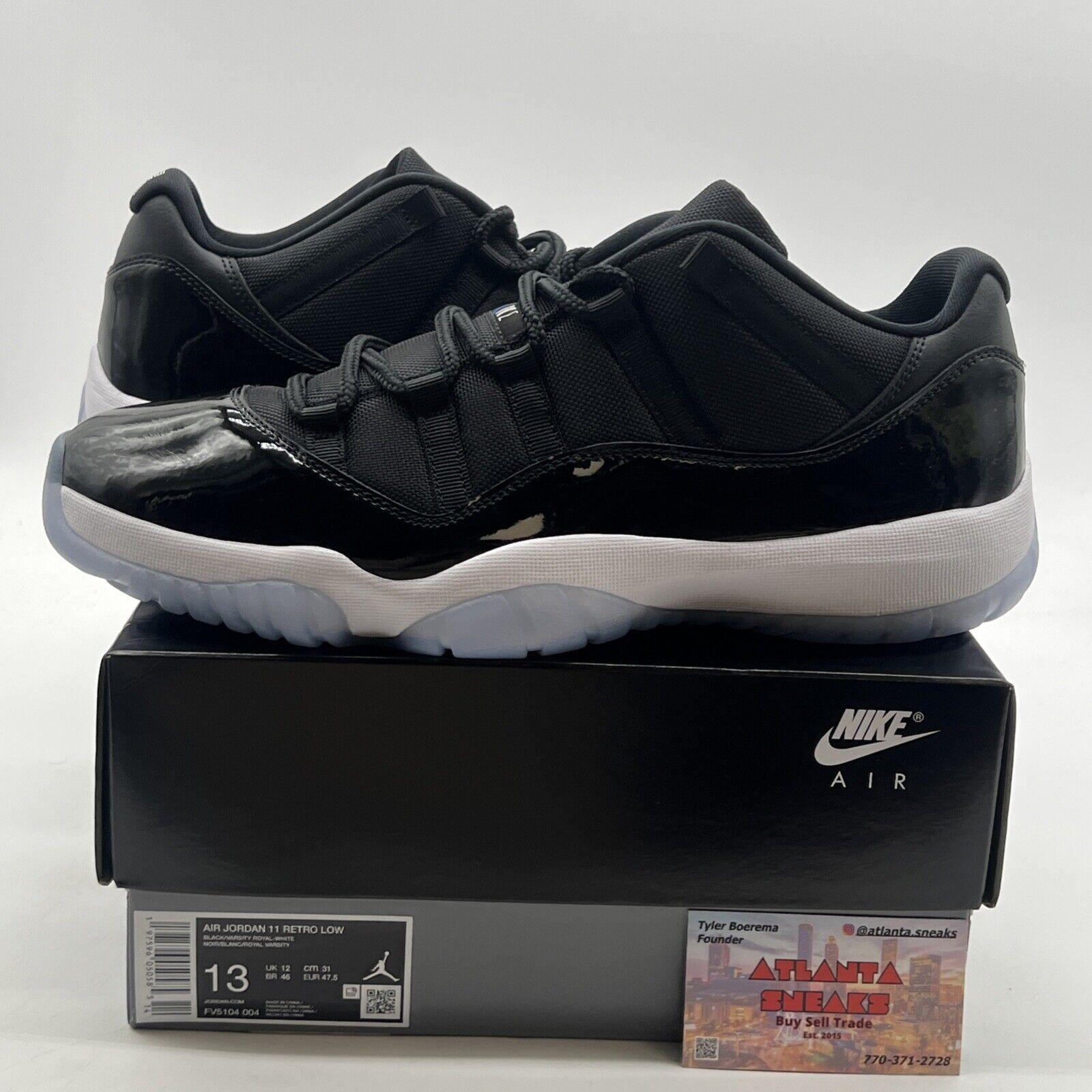Size 13 - Air Jordan 11 Retro Low Space Jam (FV5104-004)