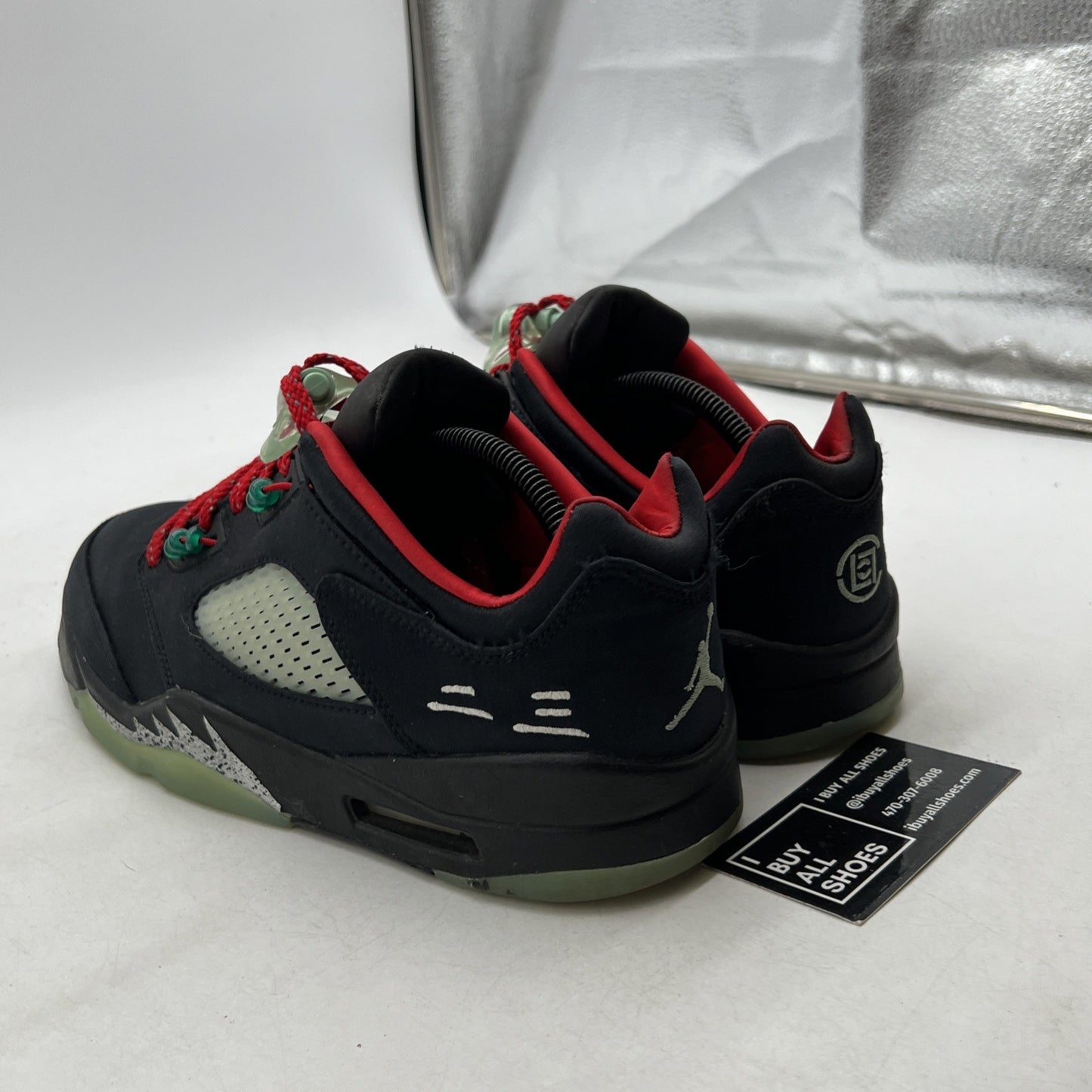 Size 10.5 - Air Jordan 5 Low x Clot Anthracite 2022 (DM4640-036)