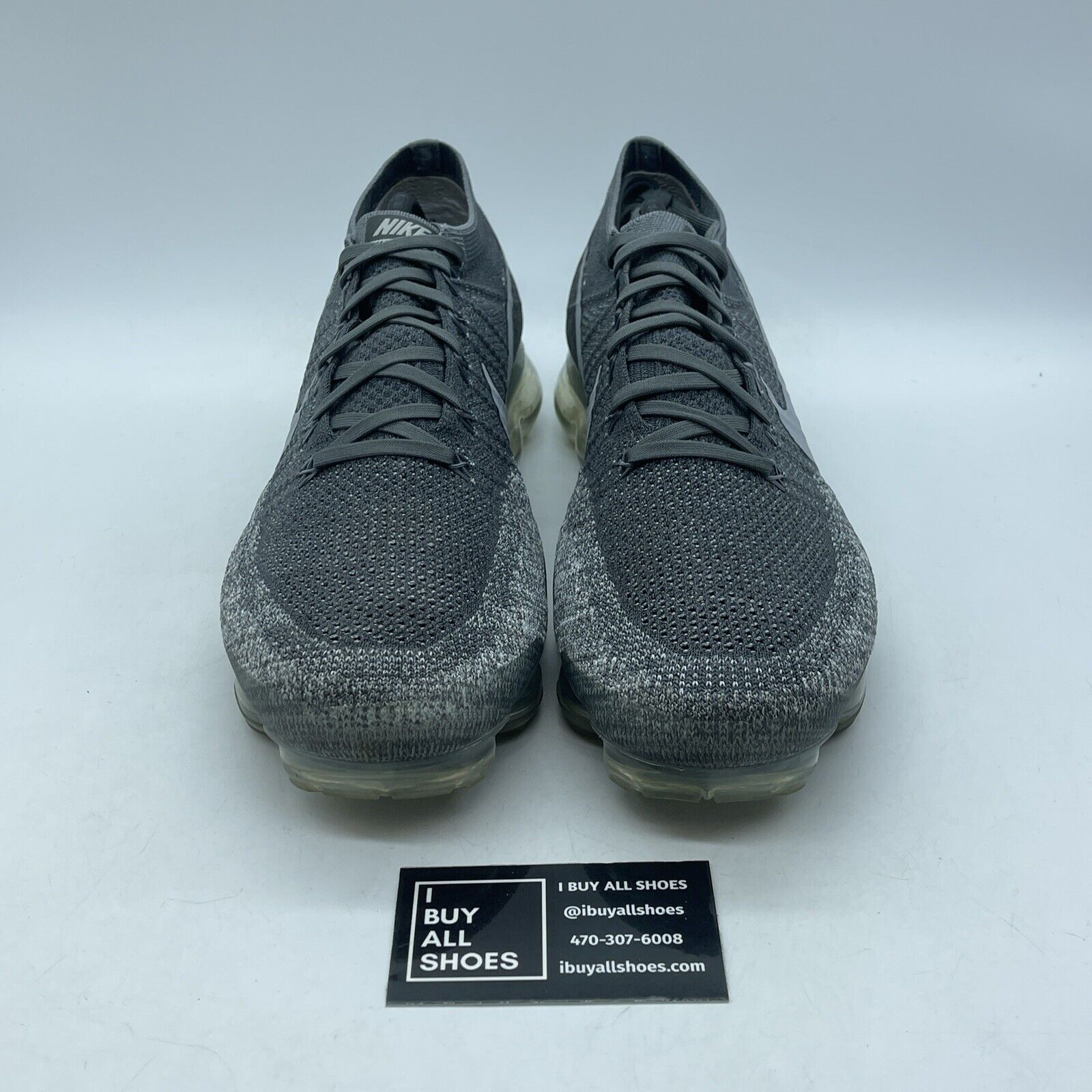 Size 12 - Nike Air VaporMax Asphalt Grey White Suede (849558-002)