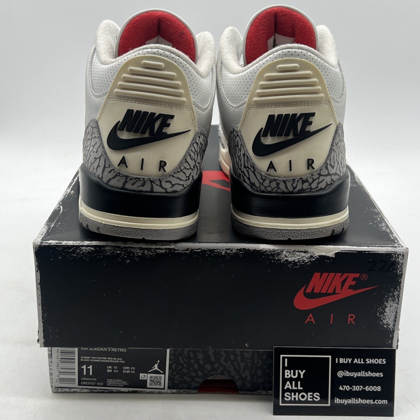 Size 11 - Air Jordan 3 Retro Mid White Cement Reimagined (DN3707-100)