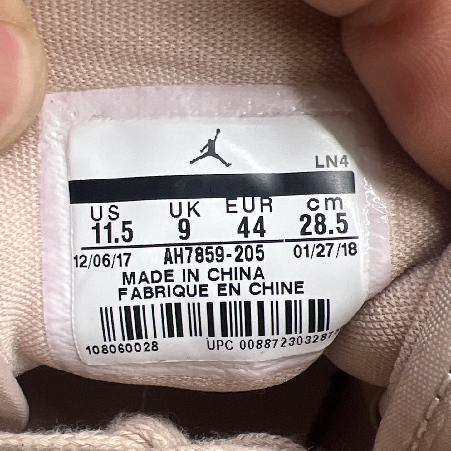 Size 11.5 - Air Jordan 3 SE Particle Beige W (AH7859-205)