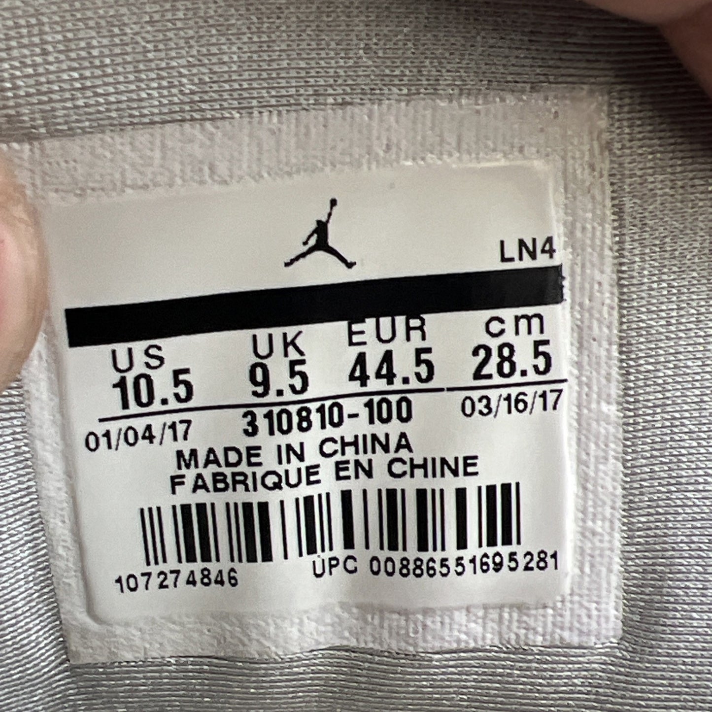 Size 10.5 - Air Jordan 13 Retro Low Pure Money (310810-100)