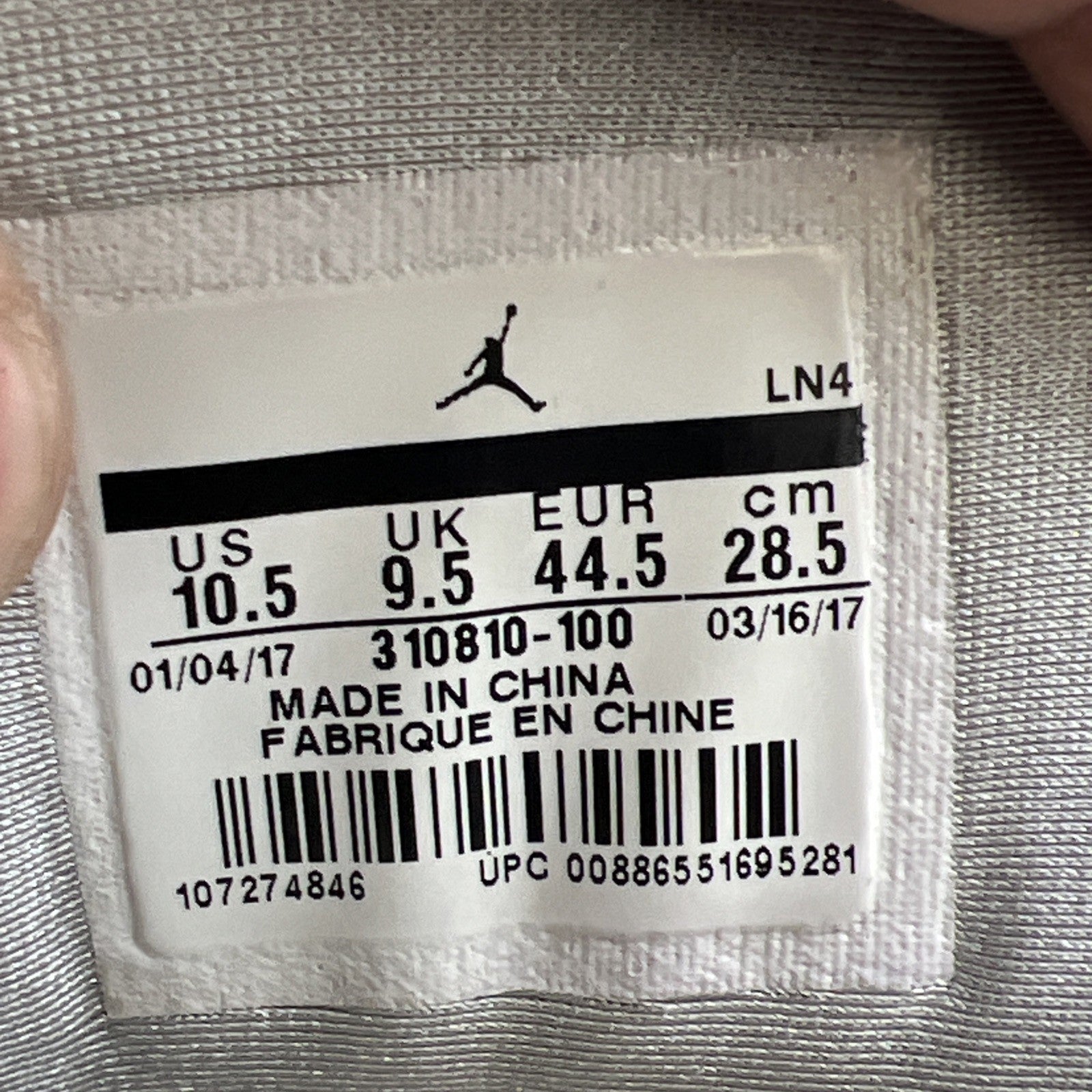 Size 10.5 - Air Jordan 13 Retro Low Pure Money (310810-100)