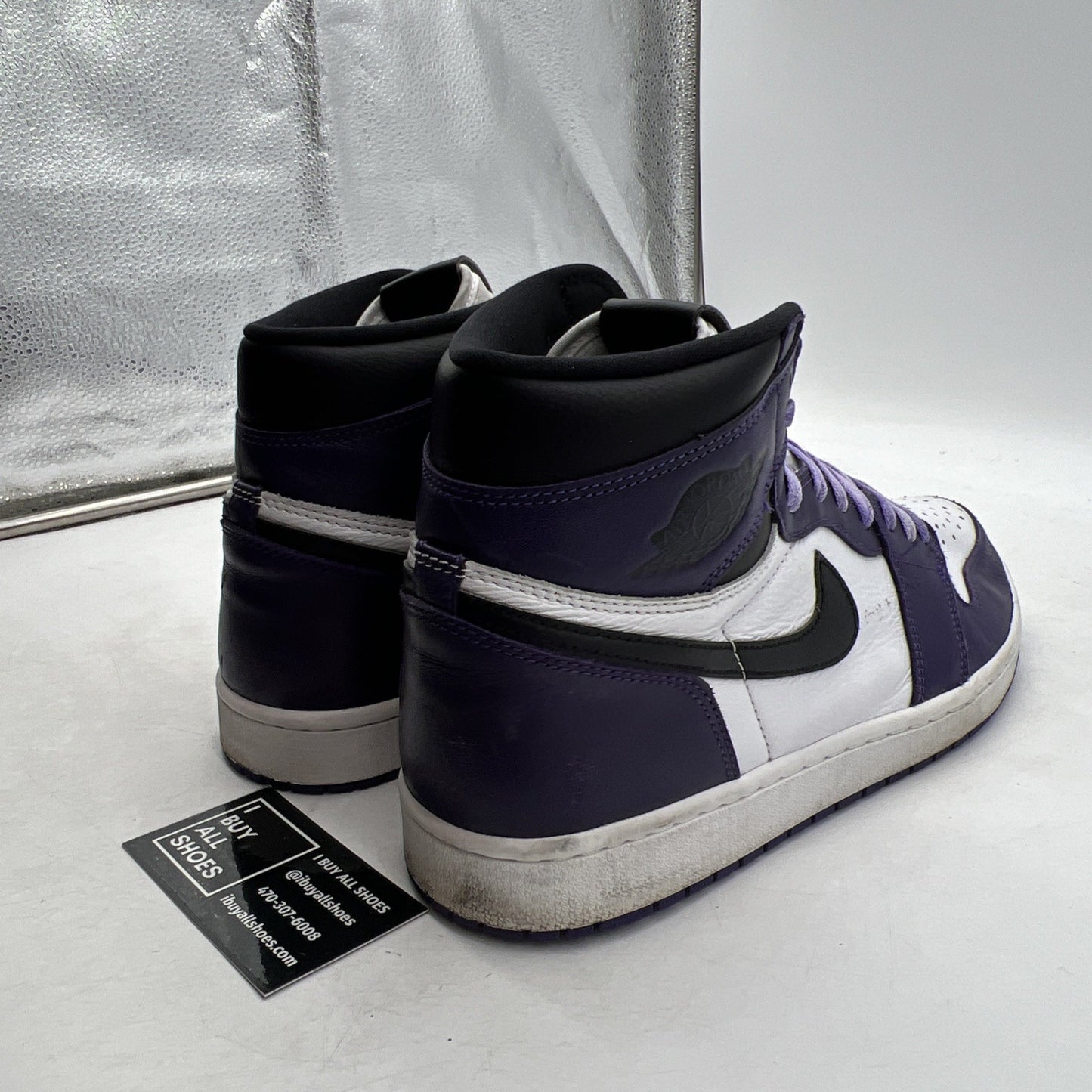 Size 12 - Air Jordan 1 Retro OG High Court Purple 2.0 (555088-500)