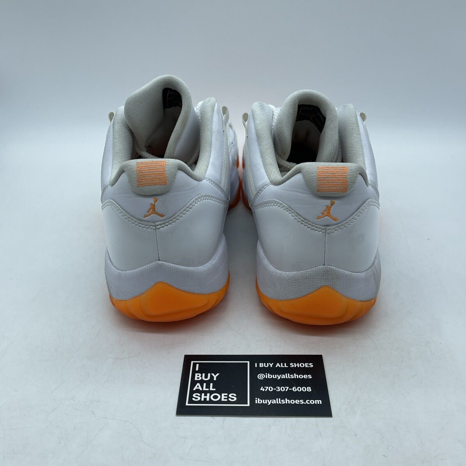 Size 11.5W - Air Jordan 11 Retro Low Bright Citrus White Suede (AH7860-139)