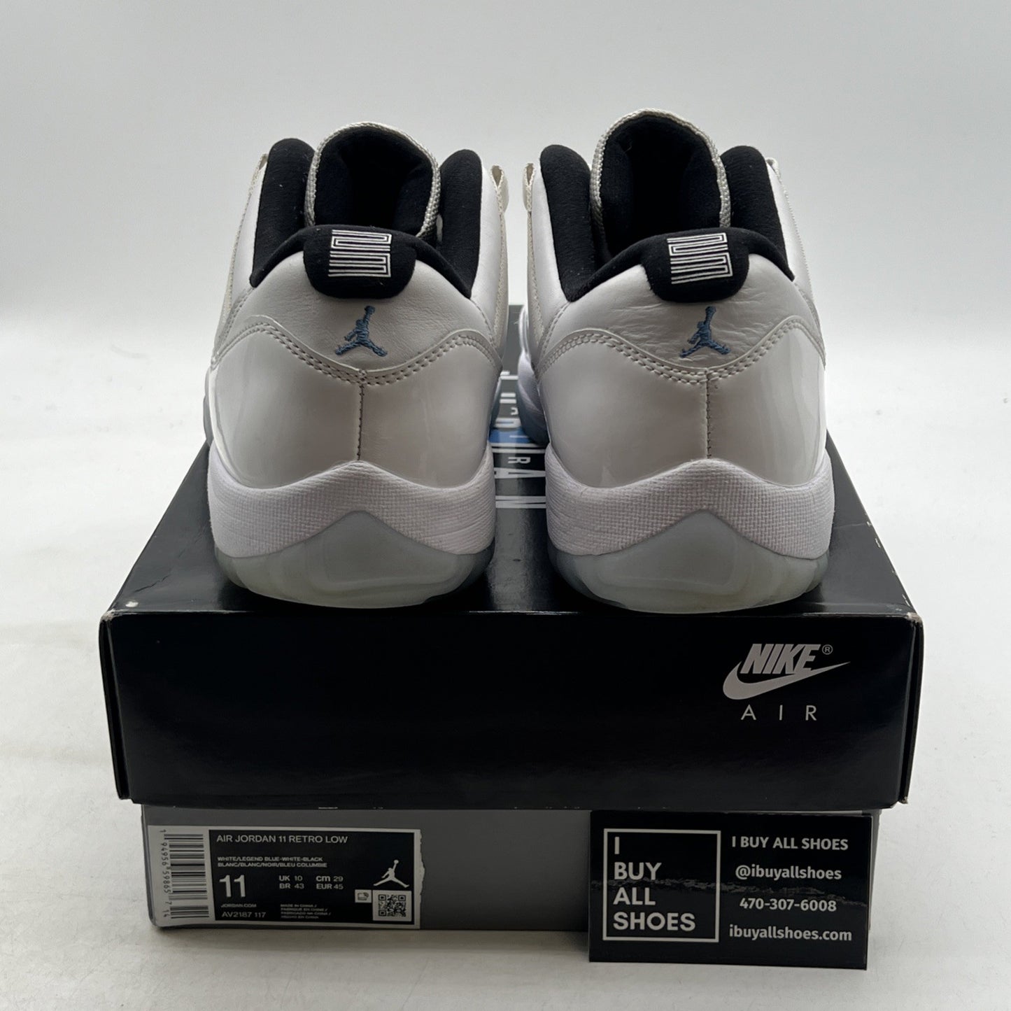 Size 11 - Air Jordan 11 Retro Low Legend Blue (AV2187-117)