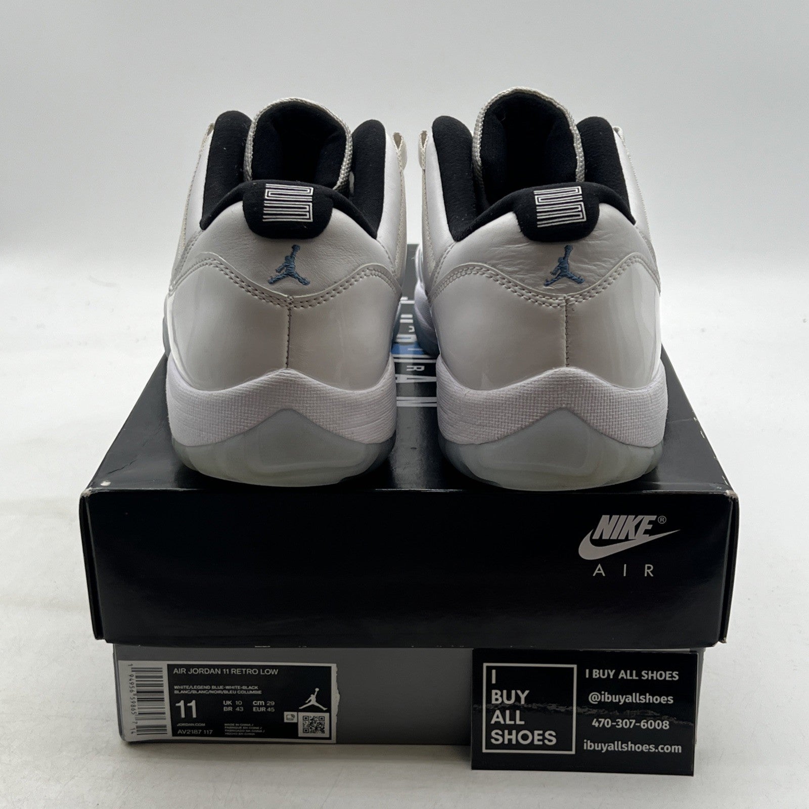 Size 11 - Air Jordan 11 Retro Low Legend Blue (AV2187-117)