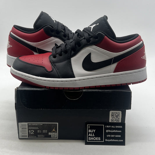 Size 12 - Air Jordan 1 Low Bred Toe (553558-612)