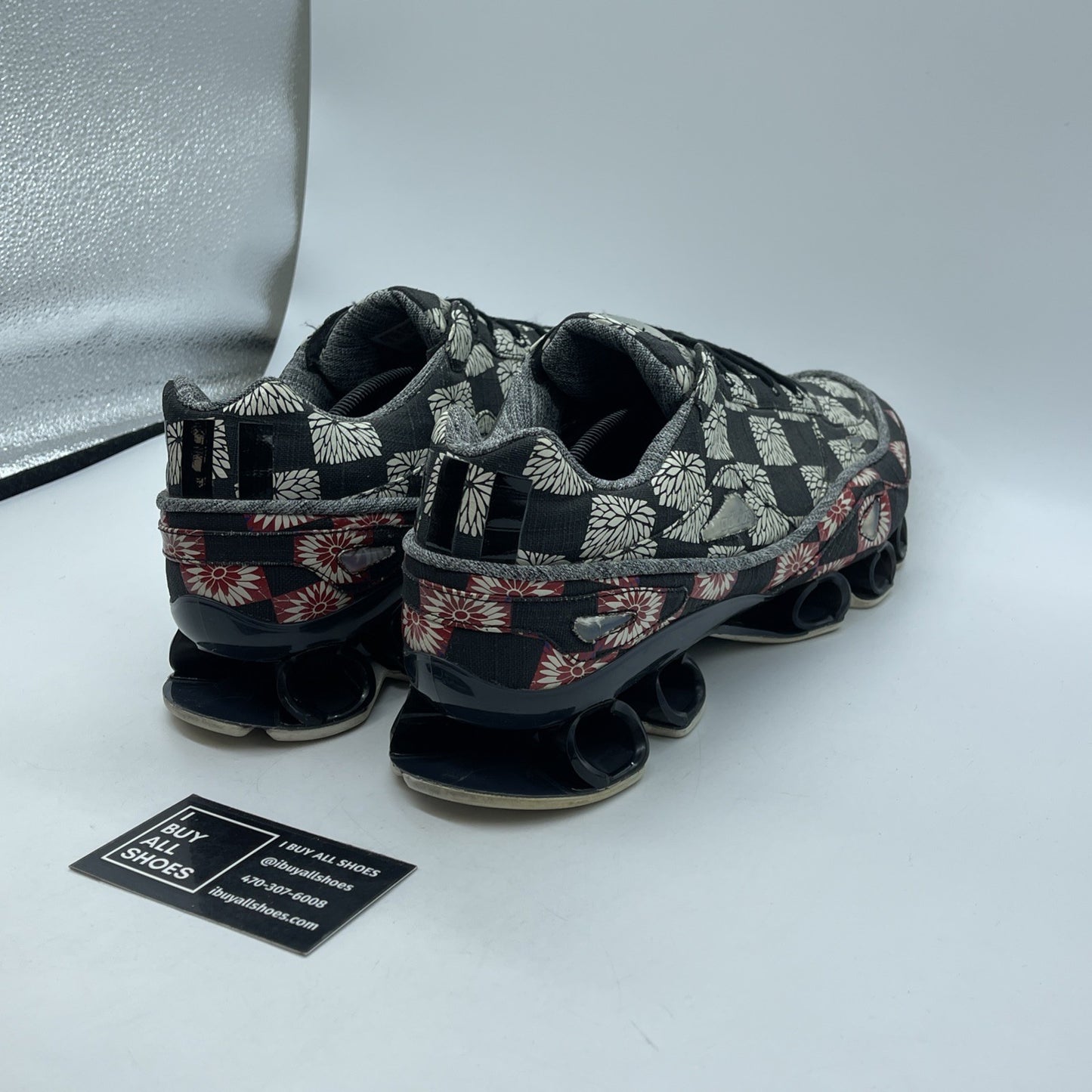 Size 13 - adidas Raf Simons Bounce Black White Red Suede Leather (B24080)
