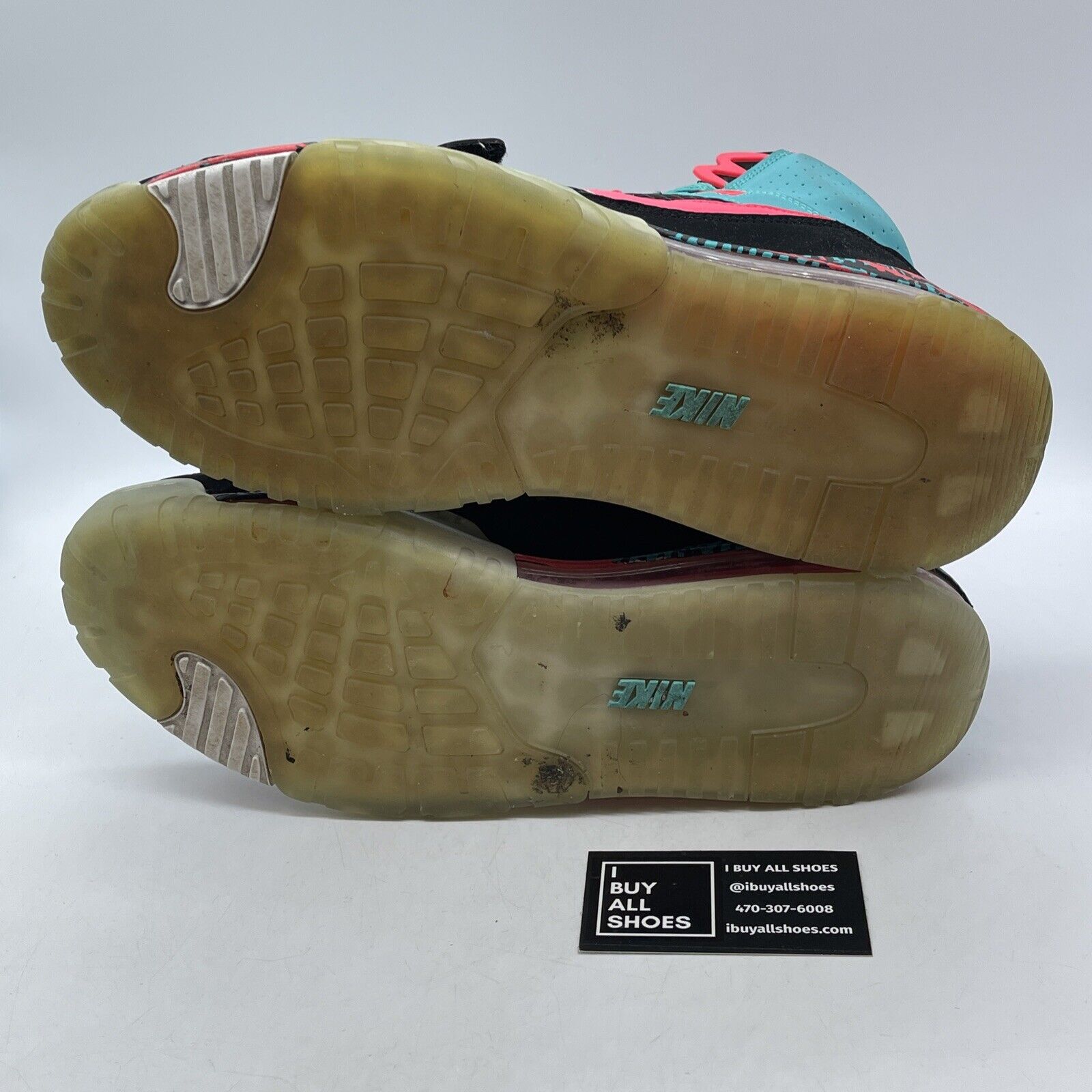 Size 11.5 - Nike Air Max Bo Jax PRM Hyper Jade Blue Black Suede (654479-300)