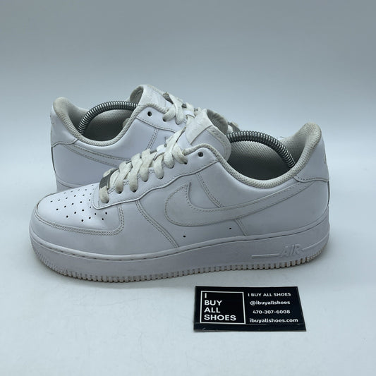 Size 9 - Nike Air Force 1 '07 Low Triple White Leather (CW2288-111)