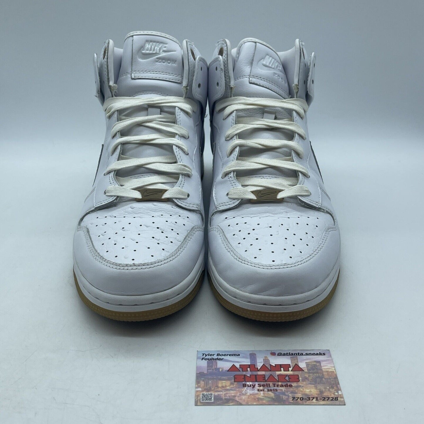 Size 13 - Nike Dunk Comfort Premium QS White Pack Brown Leather (716714-101)