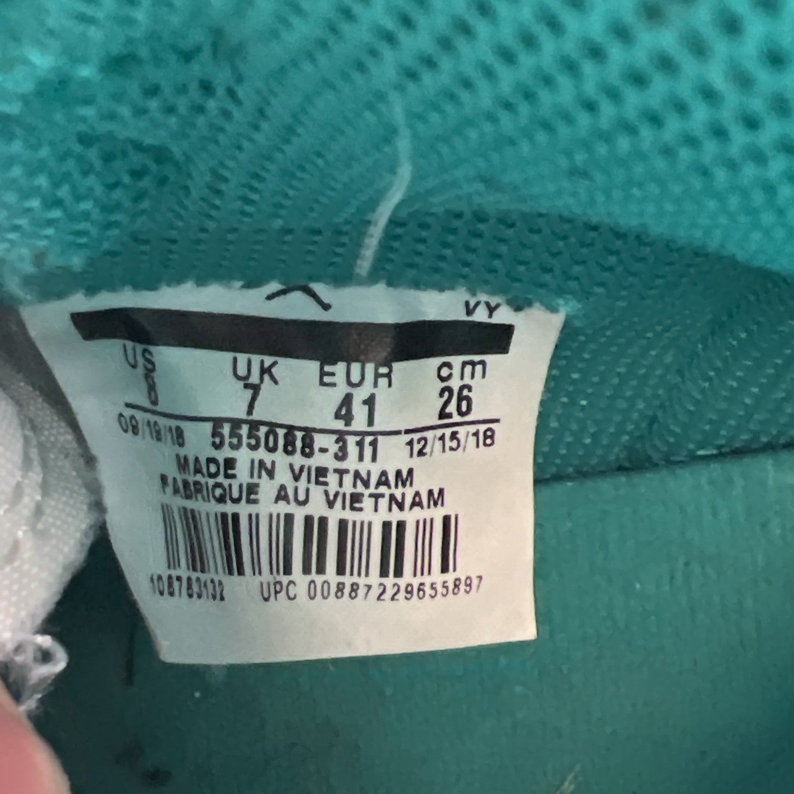 Size 8 - Air Jordan 1 Retro OG High Turbo Green (555088-311)