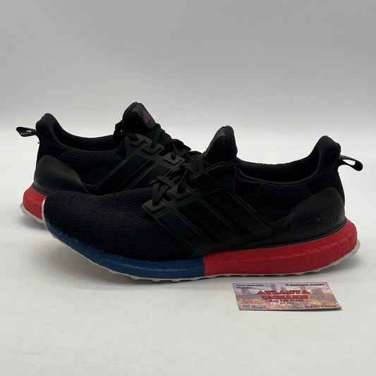 Size 11.5 - adidas UltraBoost DNA Lush Red Black Red Blue White (FX7236)