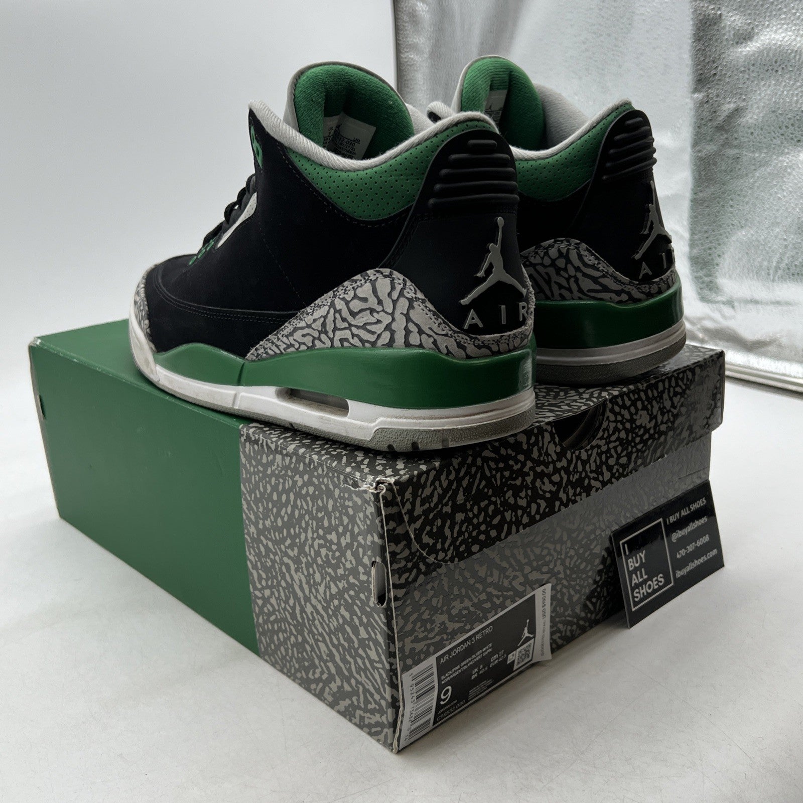 Size 9 - Air Jordan 3 Retro Mid Pine Green (CT8532-030)