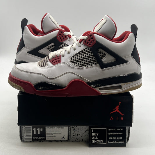 Size 12 - Air Jordan 4 Retro Fire Red 2012 (308497-110)