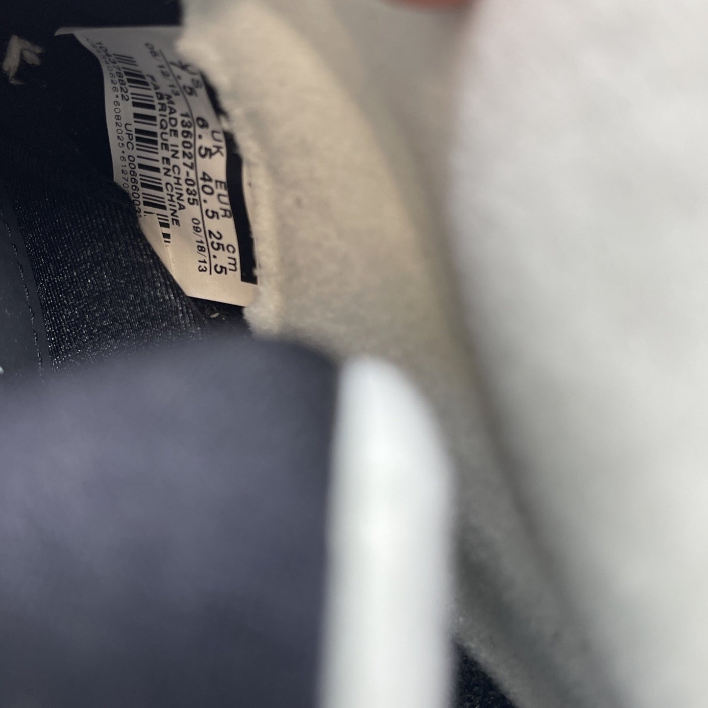 Size 7.5 - Air Jordan 5 Retro 2013 Oreo (136027-035)