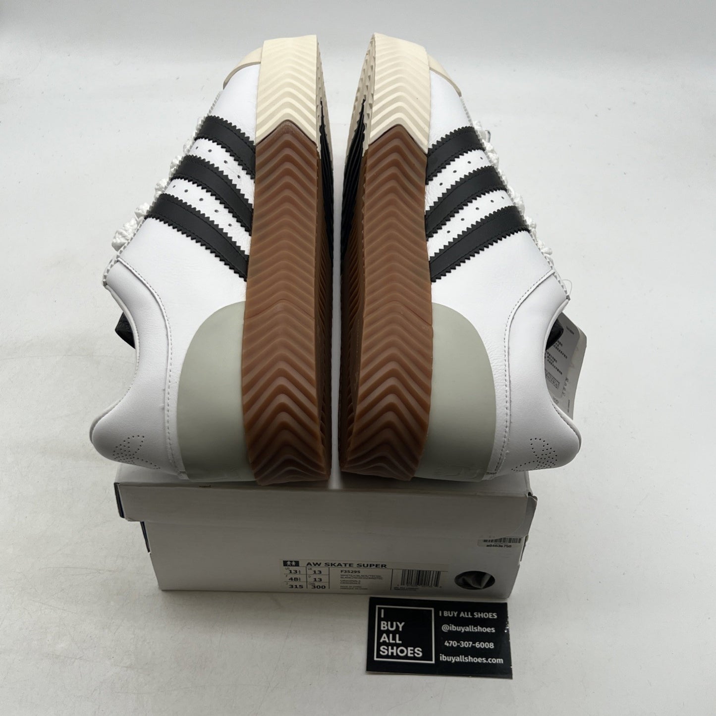 Size 13.5 - Alexander Wang x Adidas Skate Super Tech Silver (F35295)