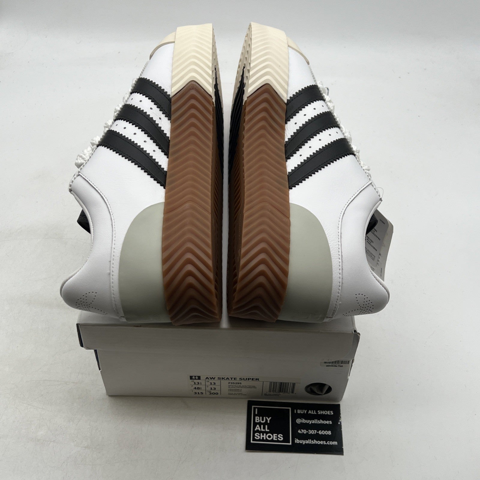 Size 13.5 - Alexander Wang x Adidas Skate Super Tech Silver (F35295)