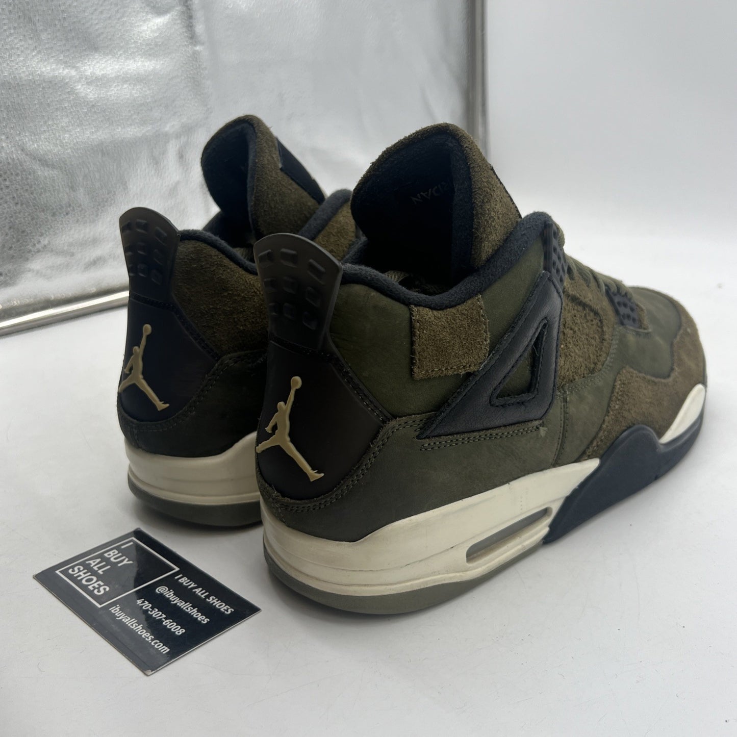 Size 12 - Air Jordan 4 SE Retro Low Craft - Olive (FB9927-200)