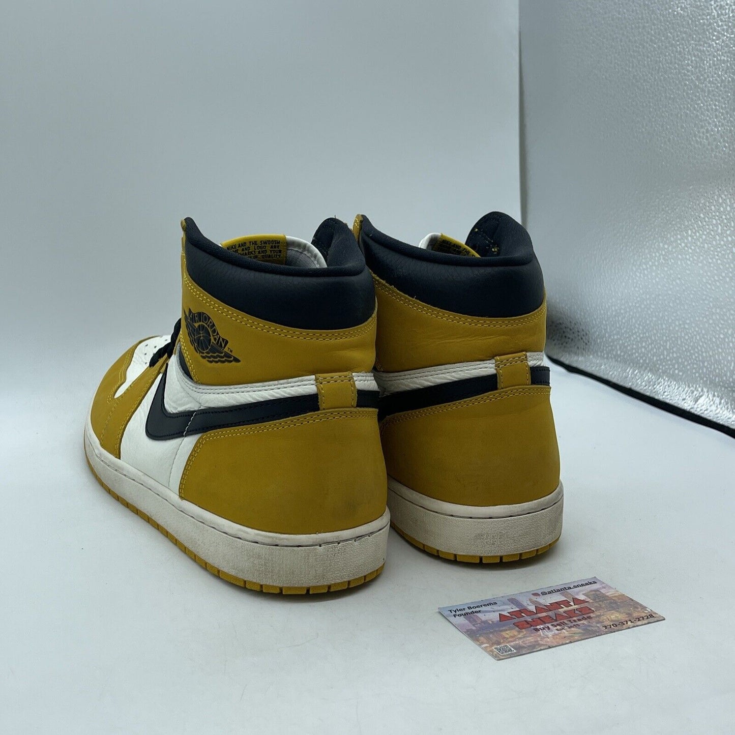 Size 12.5 - Air Jordan 1 Retro OG High Yellow Ochre Suede Leather (DZ5485-701)