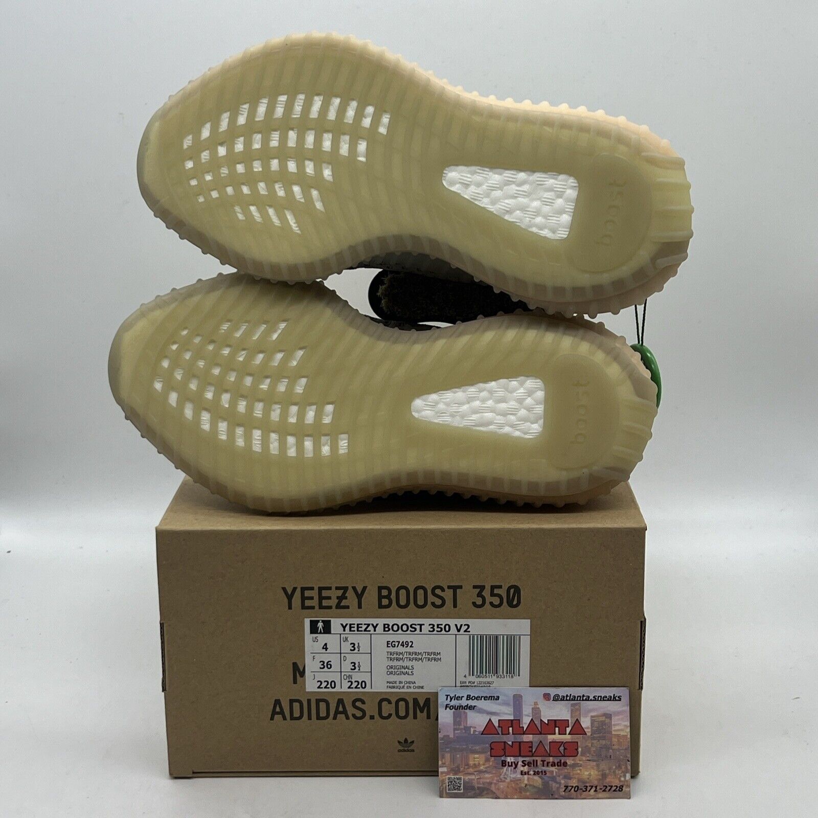Size 4 - adidas Yeezy Boost 350 V2 True Form Brand New Og All