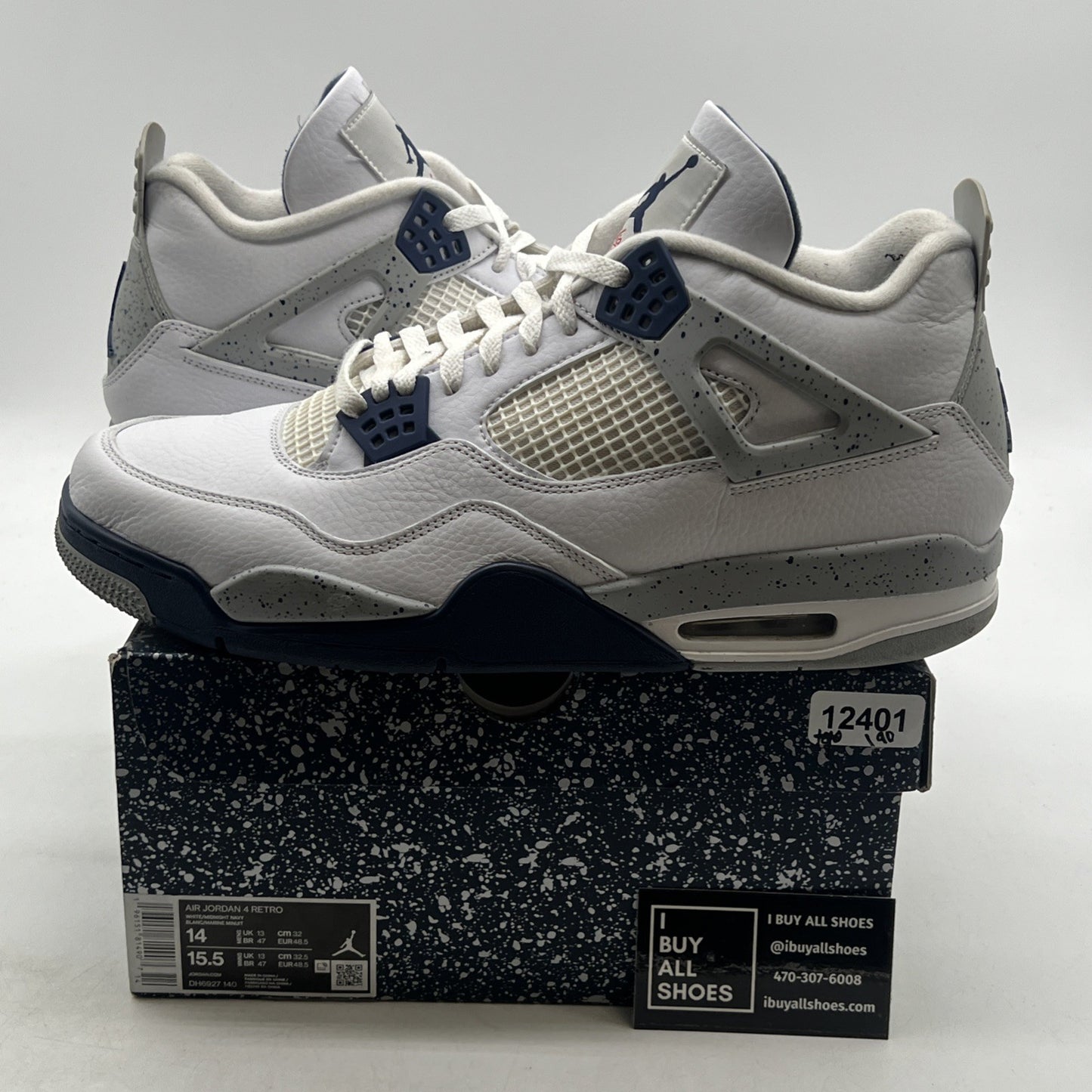 Size 14 - Air Jordan 4 Retro Mid Midnight Navy (DH6927-140)