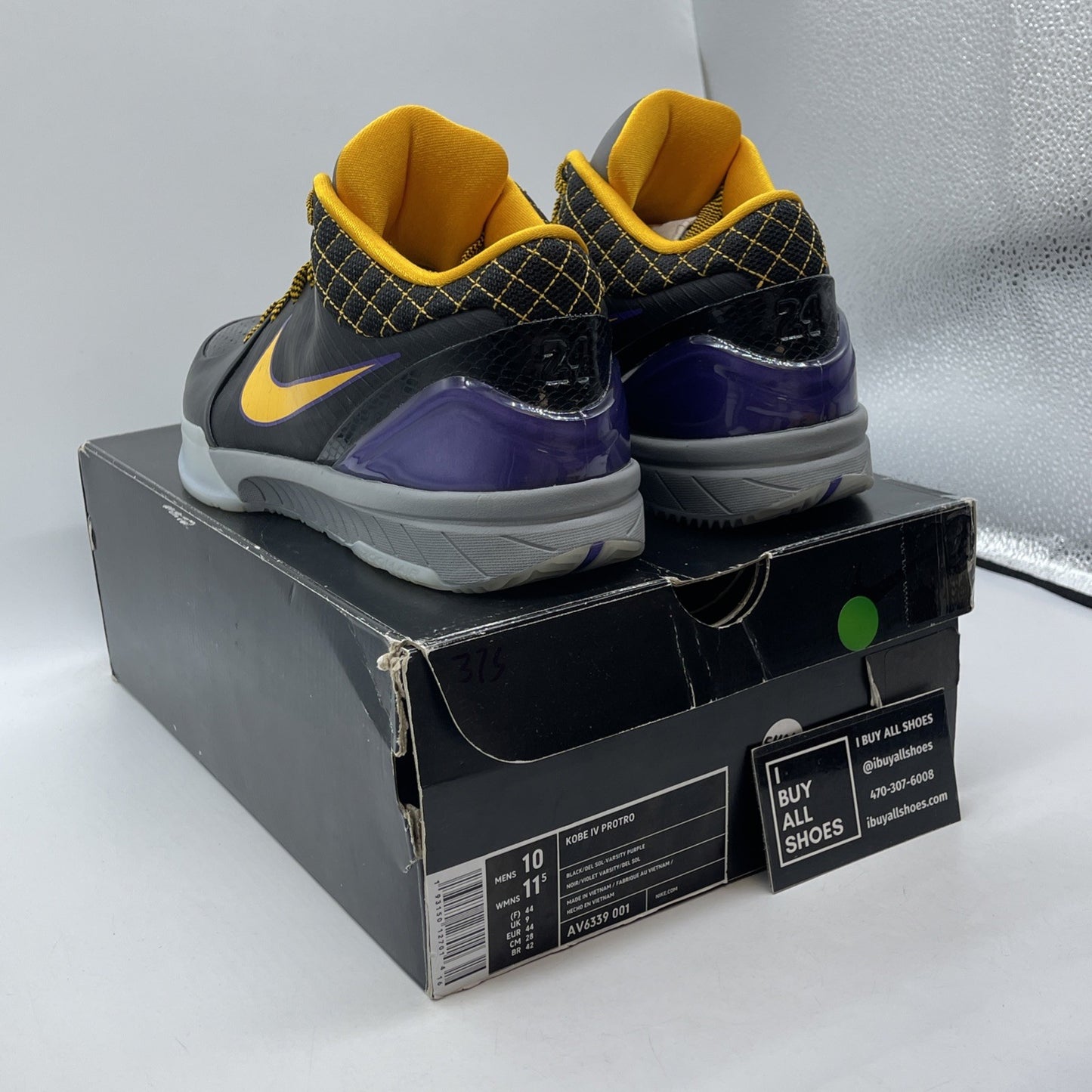Size 10 - Nike Zoom Kobe 4 Protro 2019 Carpe Diem Suede Leather (AV6339-001)
