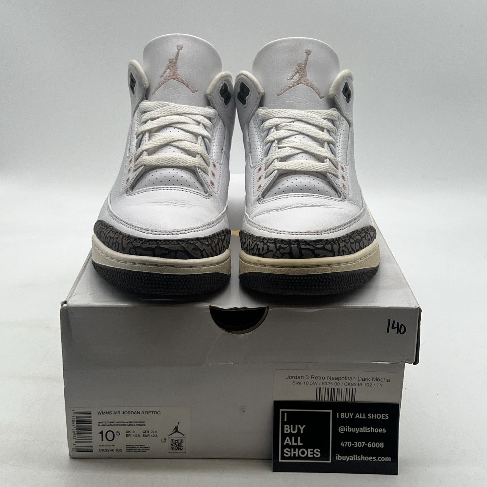 Size 10.5 - Air Jordan 3 Retro 'Neapolitan' 2022 (CK9246-102)