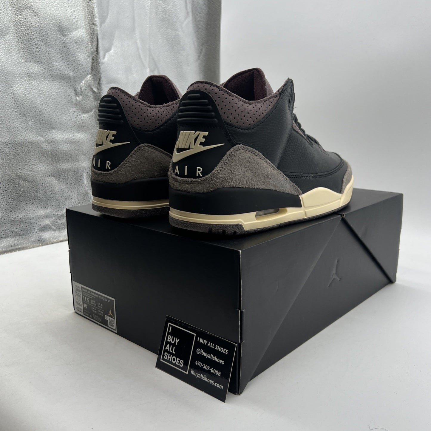 Size 11.5 - A Ma Maniére x Air Jordan 3 Retro While You Were Sleeping W