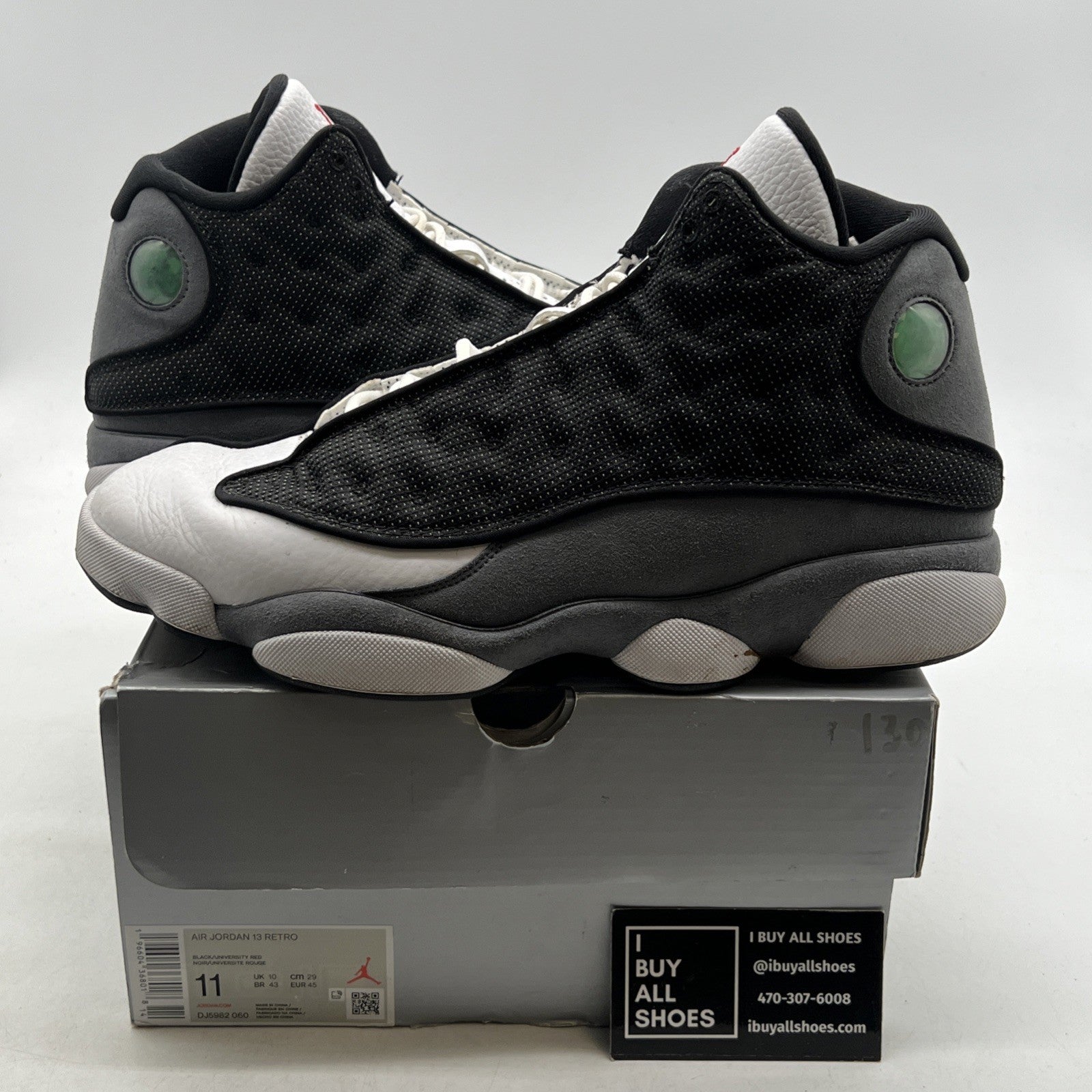 Size 11 - Air Jordan 13 Retro Black Flint DJ5082-060)