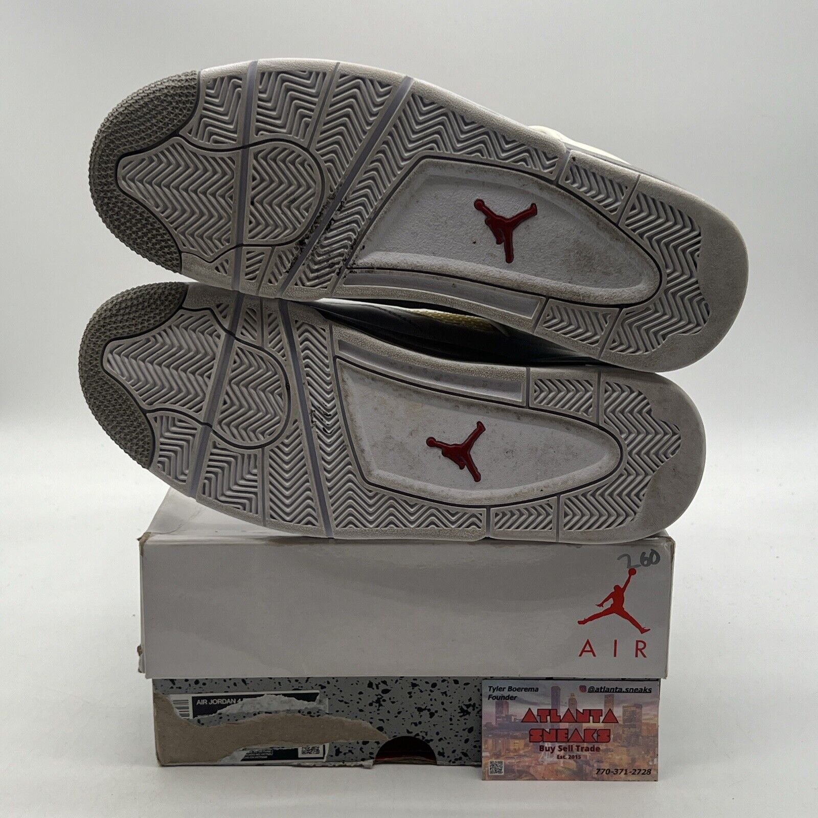 Size 11.5 - Jordan 4 Retro Mid White Oreo Grey (CT8527-100)