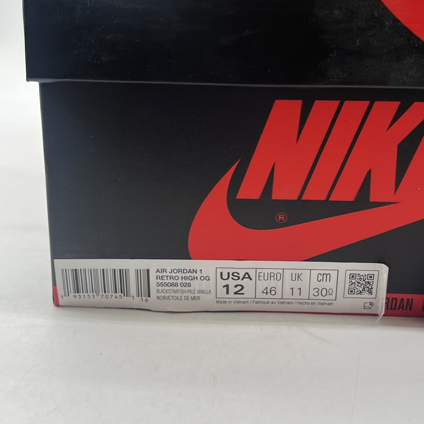 Size 12 - Air Jordan 1 Retro OG High Shattered Backboard 3.0 (555088-028)