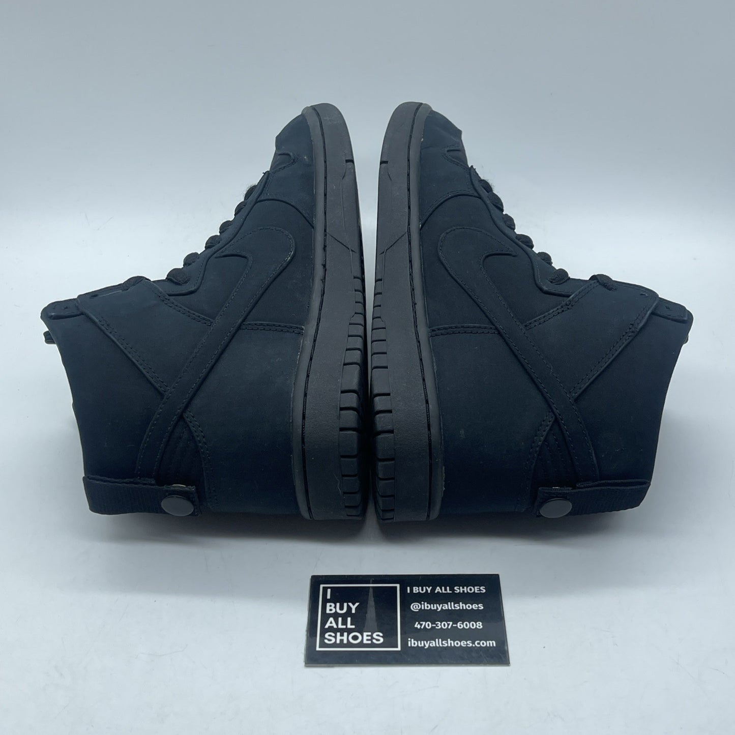 Size 9.5 - Nike Dunk Lux SP DSM Black Suede (718766-001)