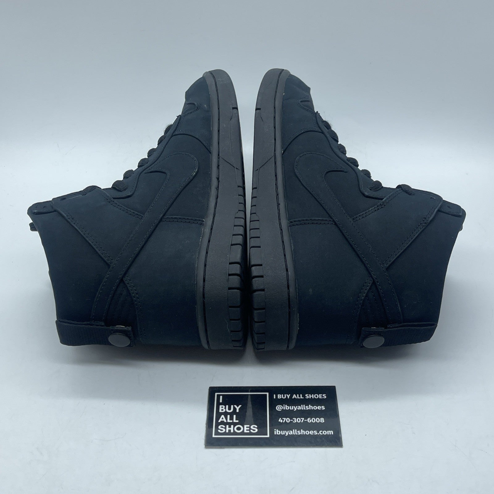 Size 9.5 - Nike Dunk Lux SP DSM Black Suede (718766-001)