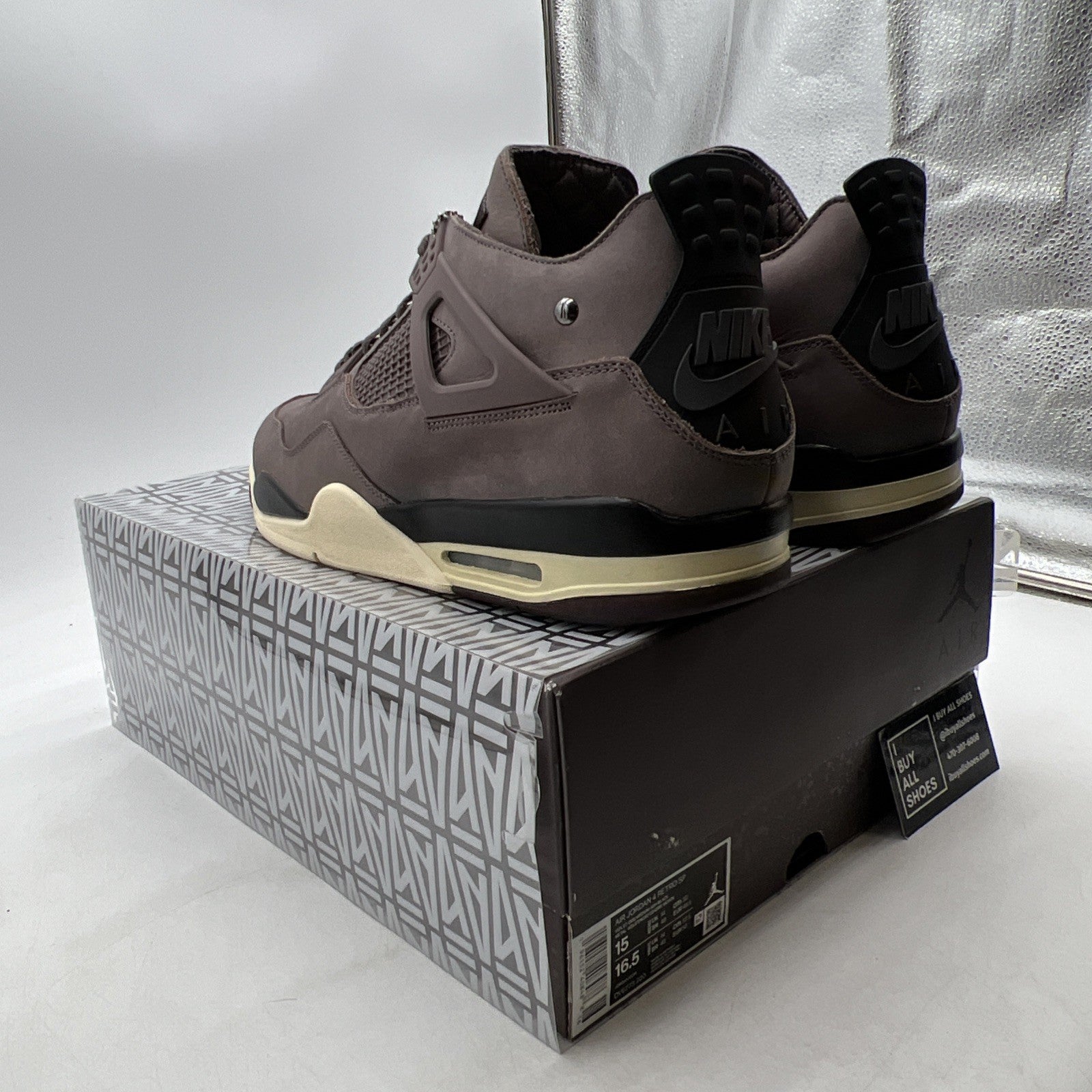 Size 15 - Air Jordan 4 Retro x A Ma Maniere Mid Violet Ore (DV6773-220)