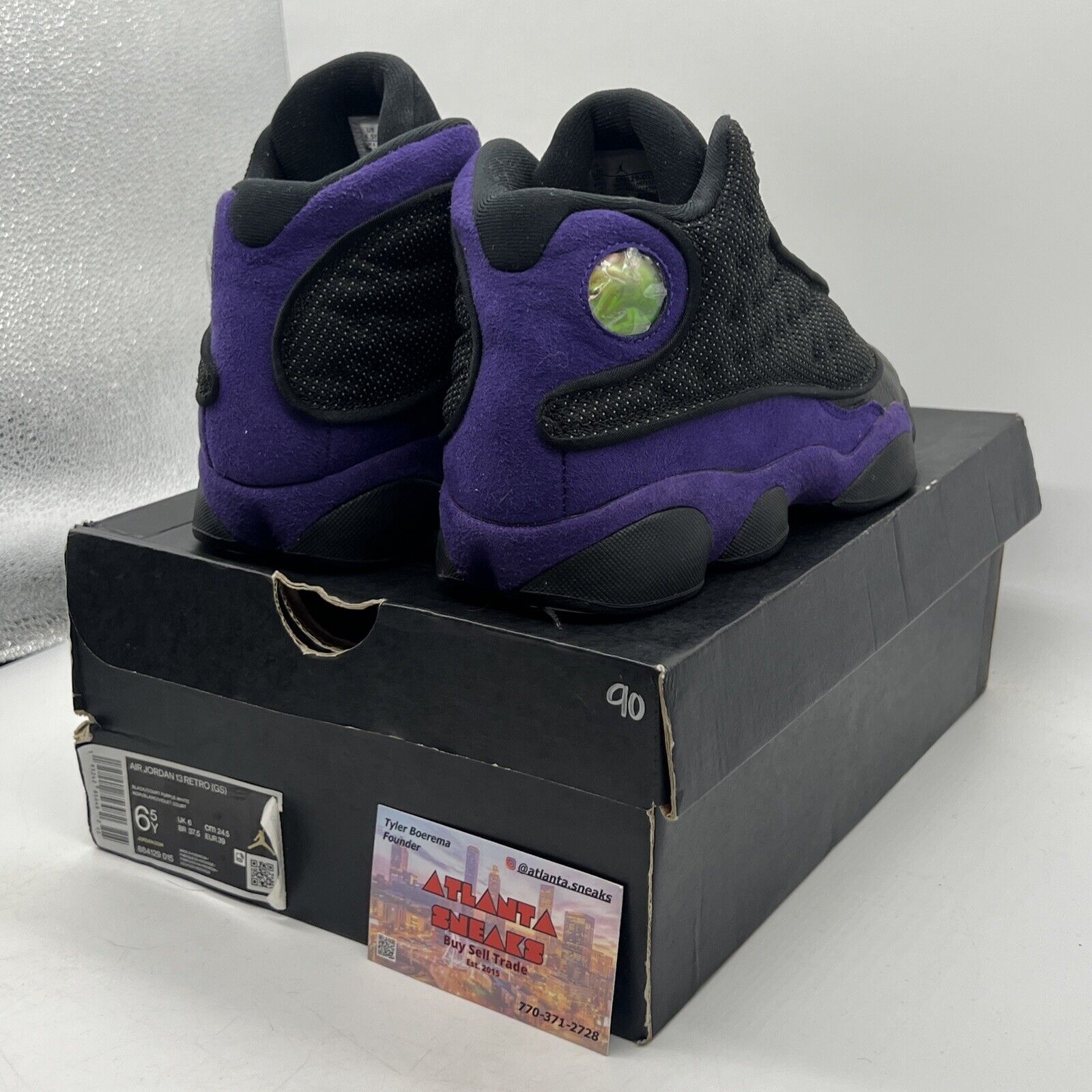Size 6.5 - Jordan 13 Retro Court Purple Black Suede (884129-015)
