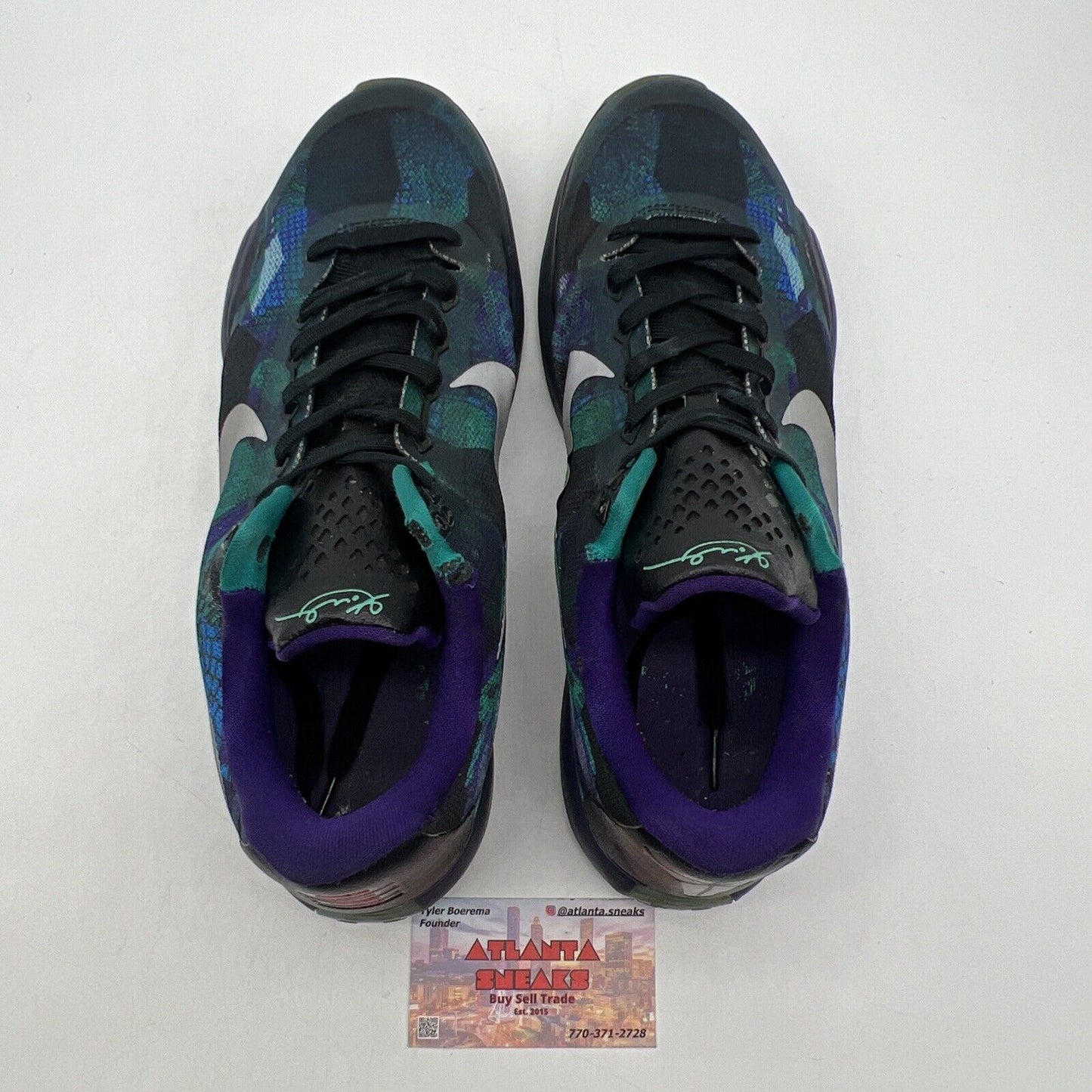 Size 12 - Nike Kobe 10 Overcome Purple Blue Green (705317-305)