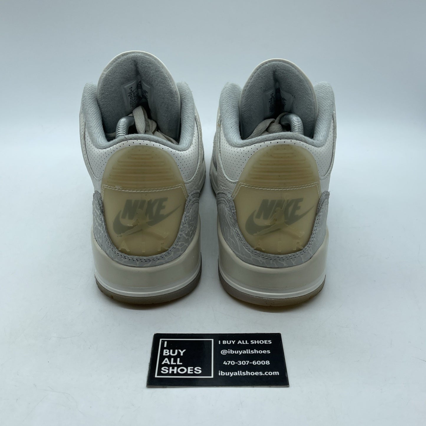 Size 9 - Air Jordan 3 Retro Craft Ivory/Grey White Leather (FJ9579-100)