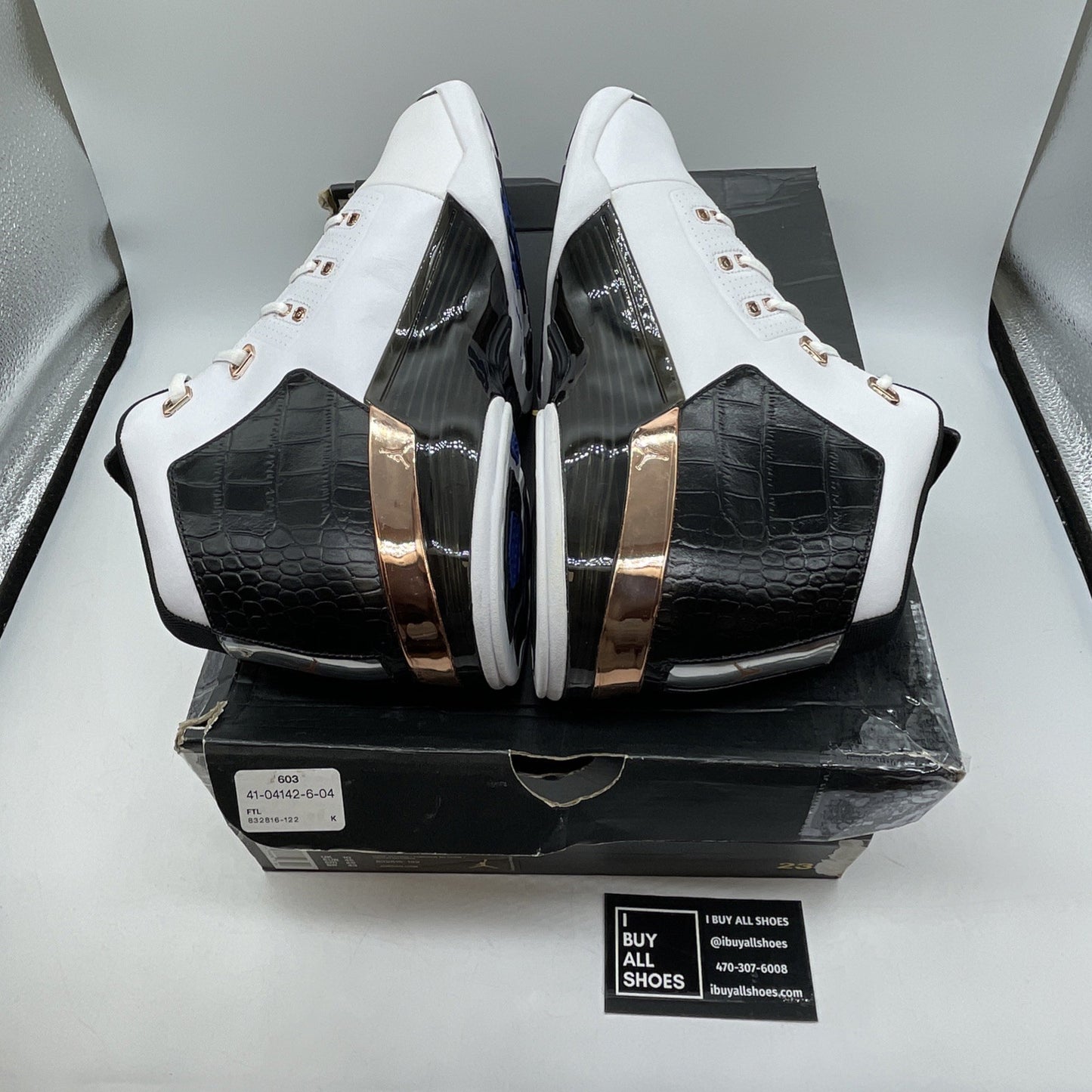 Size 11 - Air Jordan 17+ Retro 2016 Copper White Black Leather (832816-122)