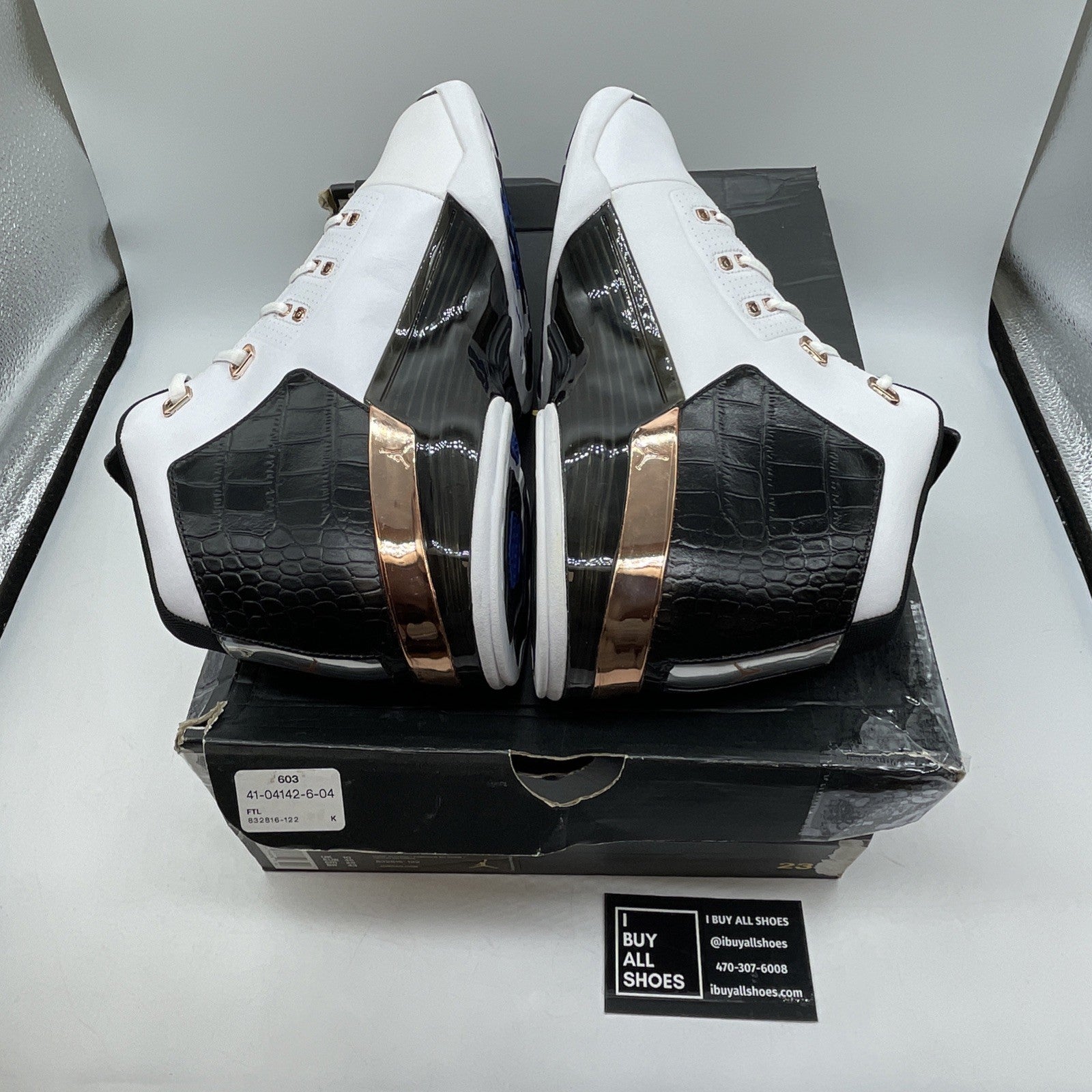 Size 11 - Air Jordan 17+ Retro 2016 Copper White Black Leather (832816-122)