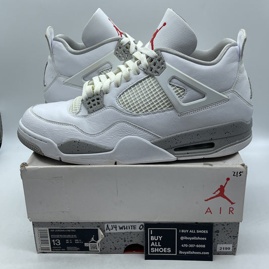 Size 13 - Air Jordan 4 Retro Mid White Oreo (CT8527-100)