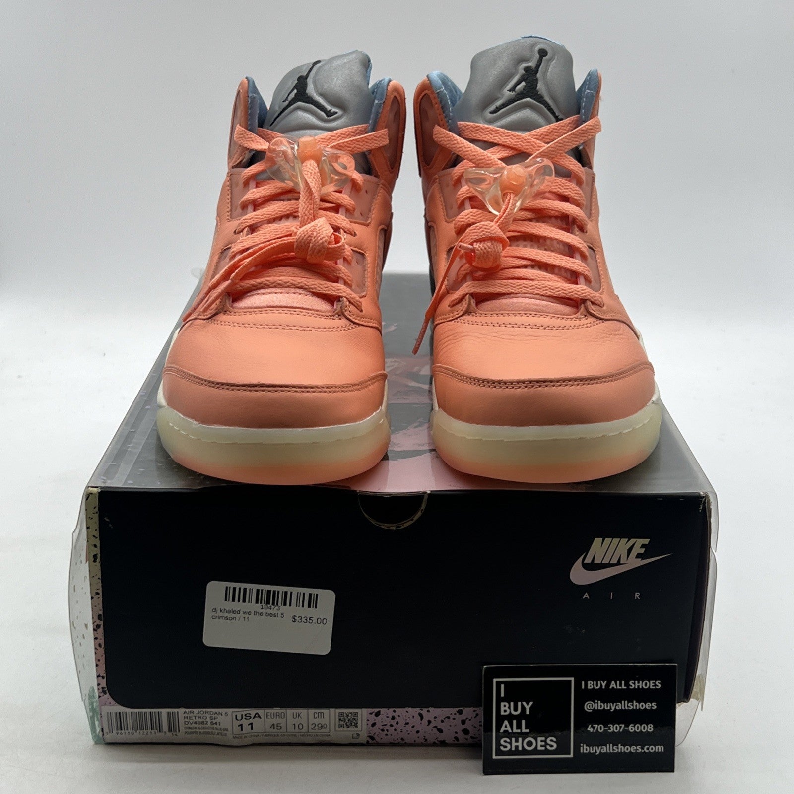 Size 11 - Jordan 5 Retro x DJ Khaled Mid We The Best - Crimson Bliss DV4982-641
