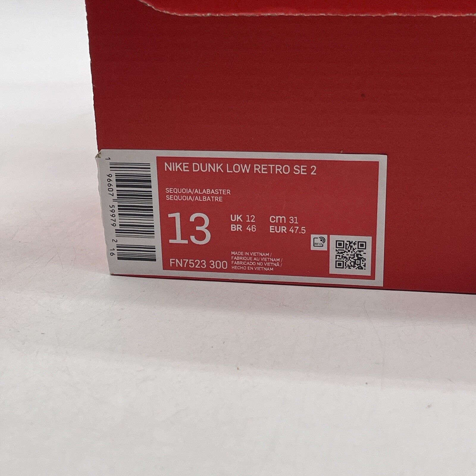 Size 13 - Nike Dunk SE Low Gone Fishing - Rainbow Trout Suede (FN7523-300)